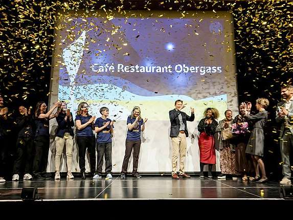 Café Restaurant Obergass gewinnt den 16. KMU-MAX