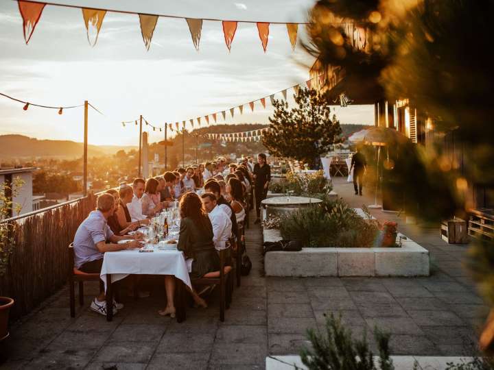 Dachterrasse zum Wiedehopf