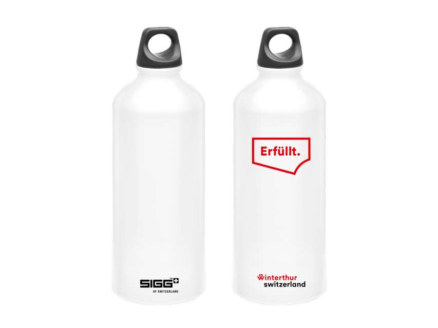 Sigg Flasche 0,6l (in drei Farben)