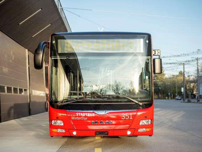 Extrafahrten mit Stadtbus Winterthur